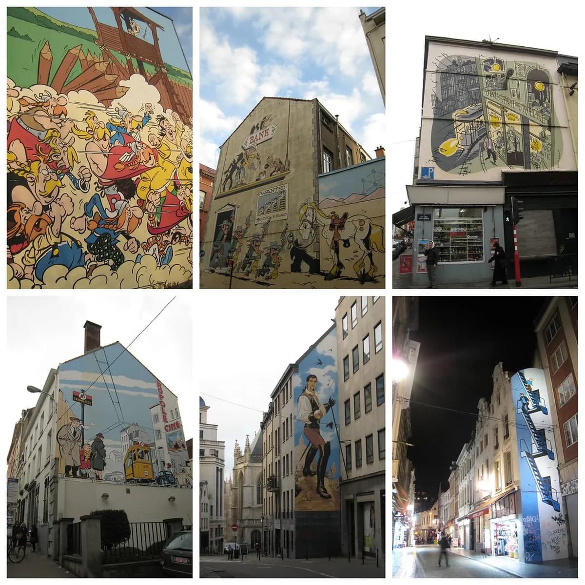 Comic Strip Route Brussels Murals Travel Guide