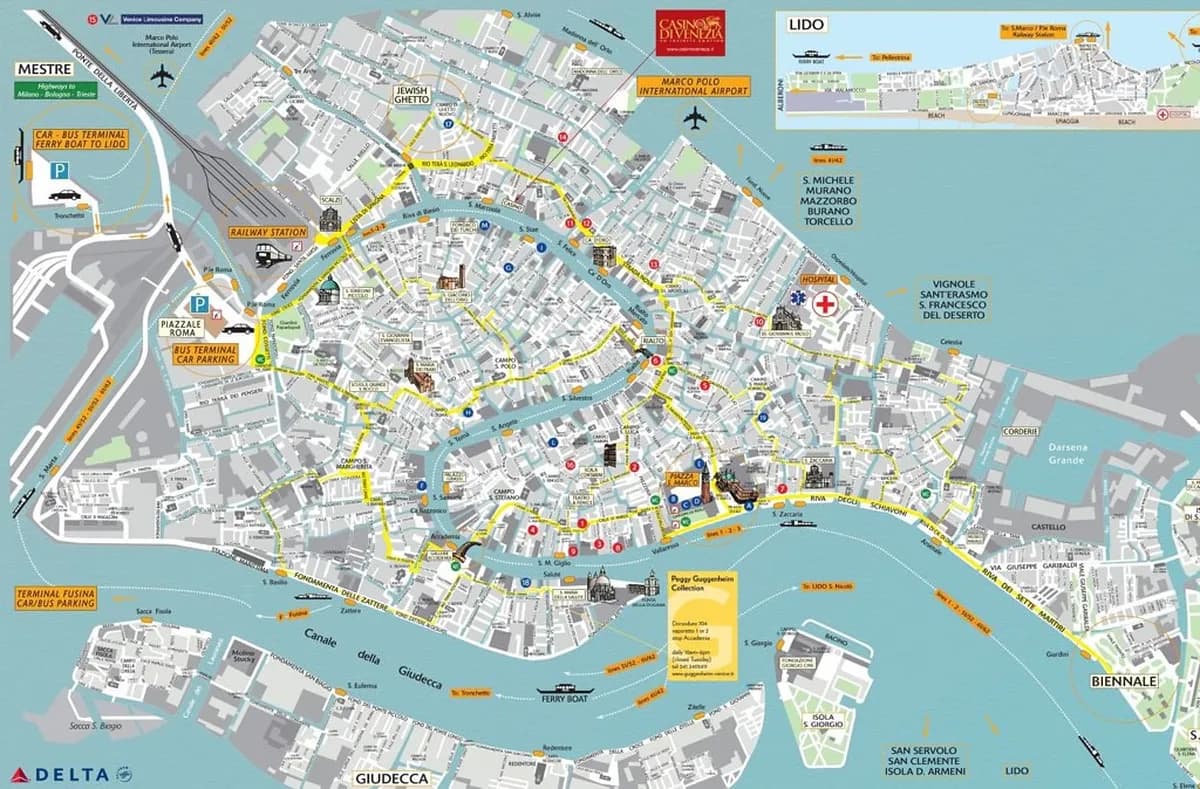 Venice Canals Map: Italy's 118 Islands, Key California Insights