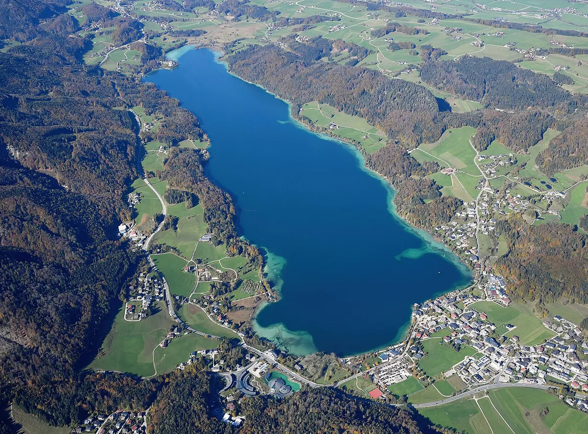 Aerial image of the Fuschlsee (view from the southeast) — 1