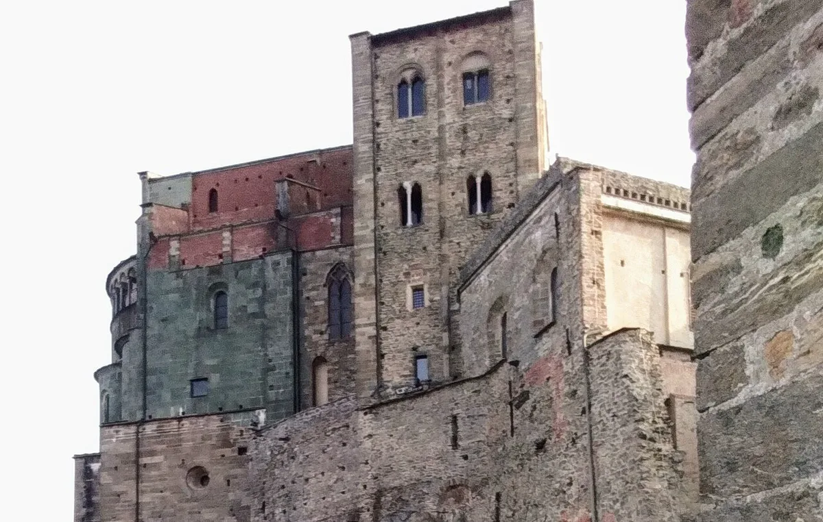 The hilltop Sacra di San Michele abbey overlooking the Susa Valley near Turin — 2