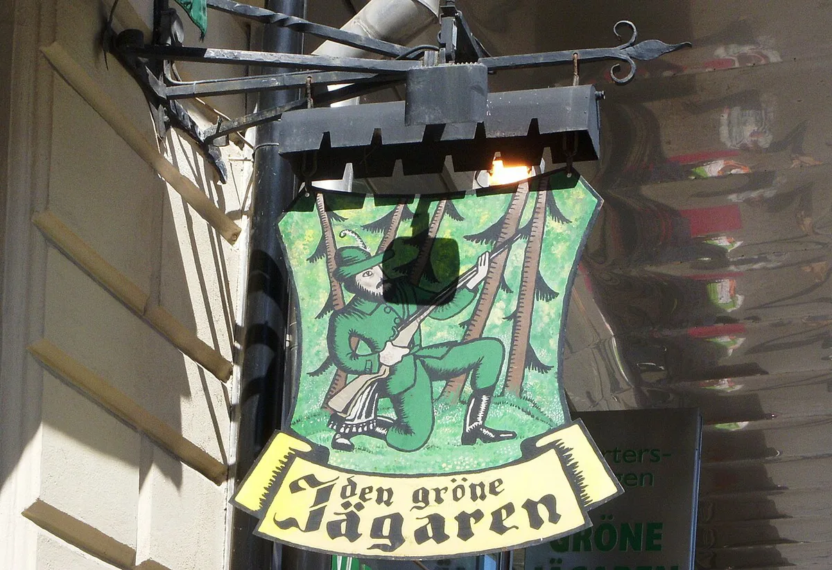 Den gröne Jägaren skylt (1) — 1