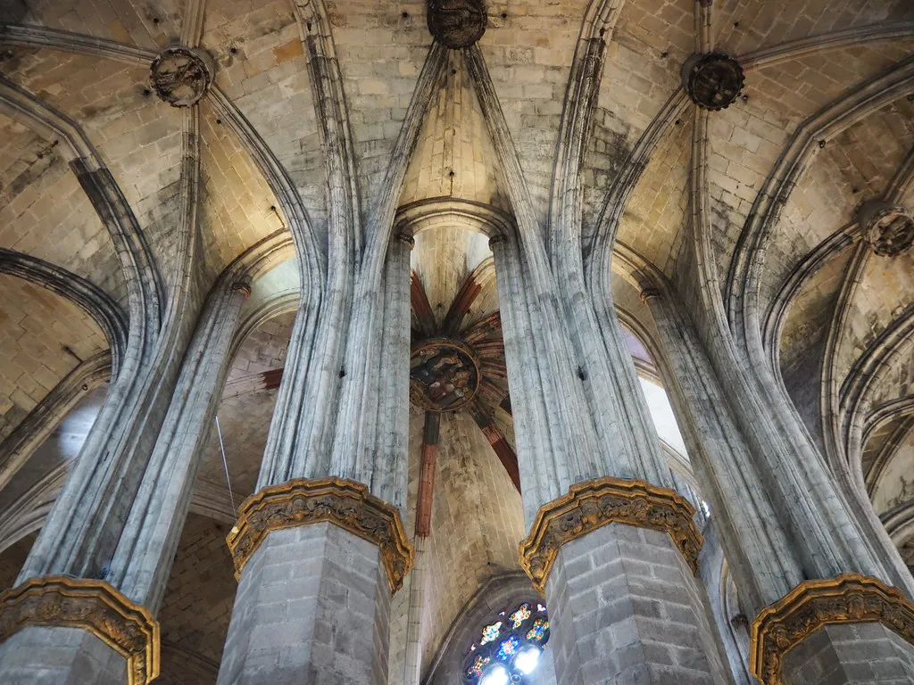 Basilica de Santa Maria del Mar The Cathedral of the Sea in Barcelona