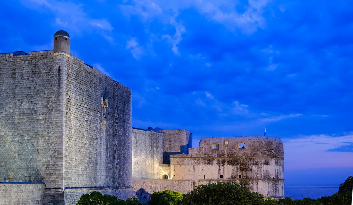 Evening Backstreets North of Stradun in Dubrovnik