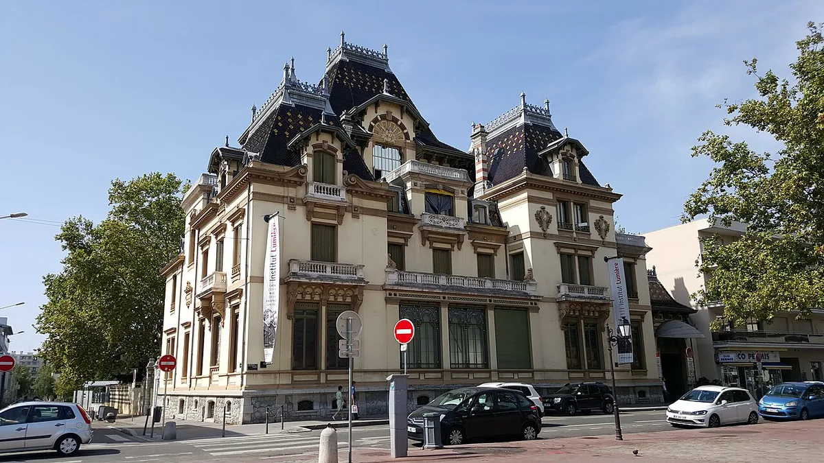 The Art Nouveau Lumière family villa housing the Institut Lumière cinema museum in Lyon — 1
