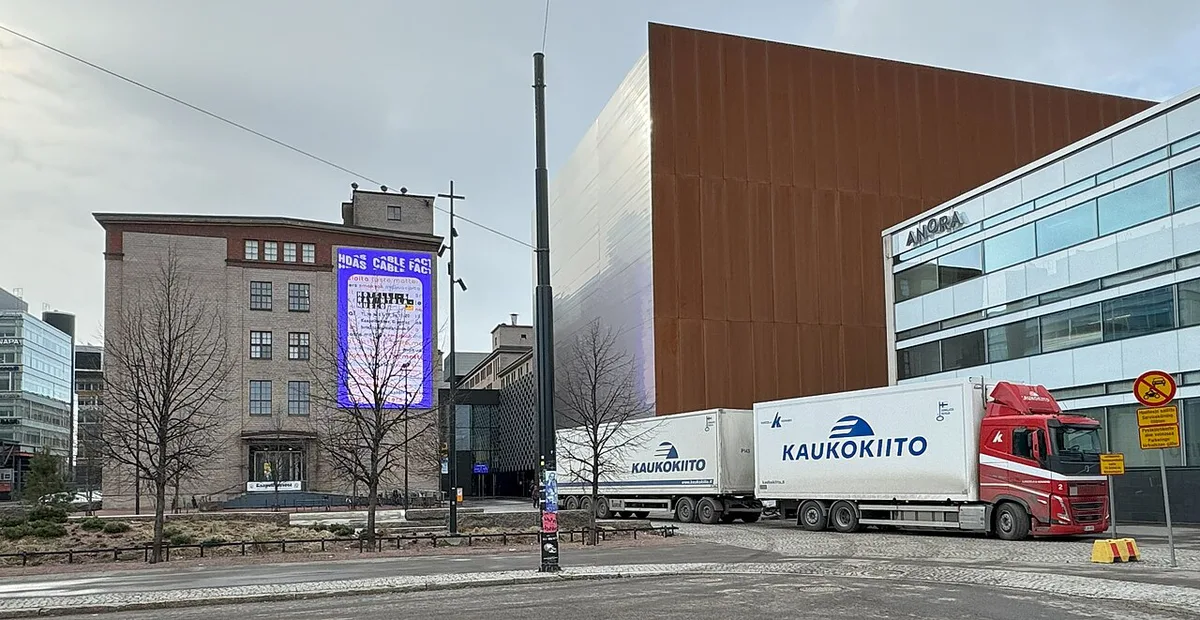 The vast brick halls of the former Cable Factory culture centre in Helsinki's Ruoholahti district — 1