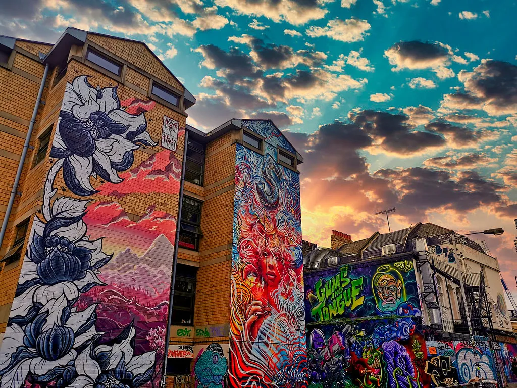 Street Art in Shoreditch East London in London