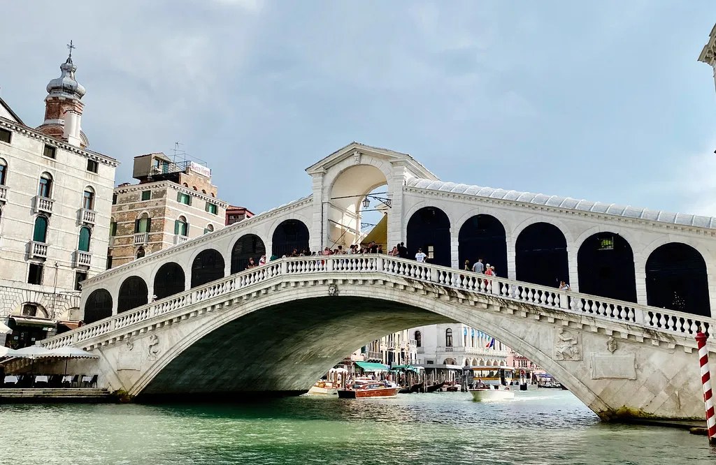 The Four Bridges Crossing the Grand Canal in Venice