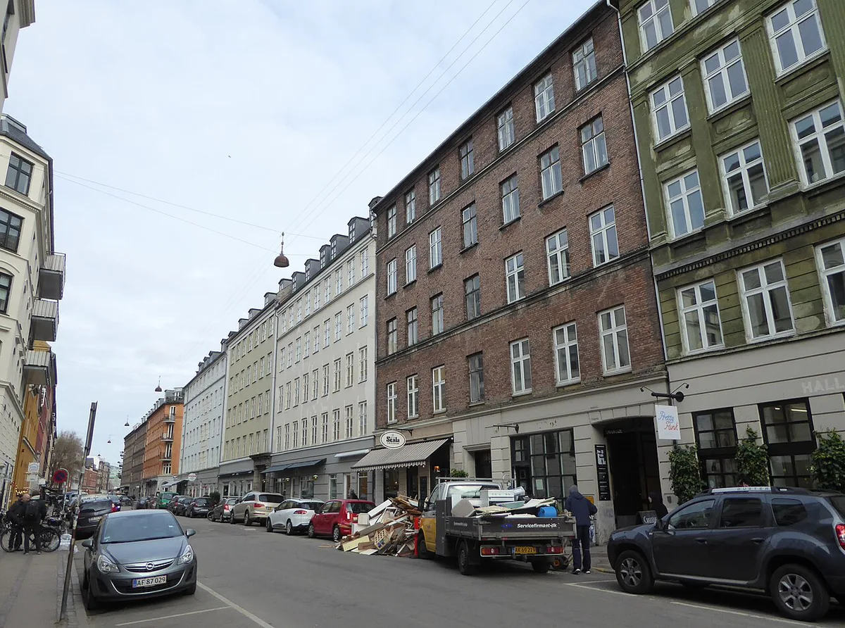 Colourful independent shops and cafes along Jægersborggade in Copenhagen's Nørrebro district — 2