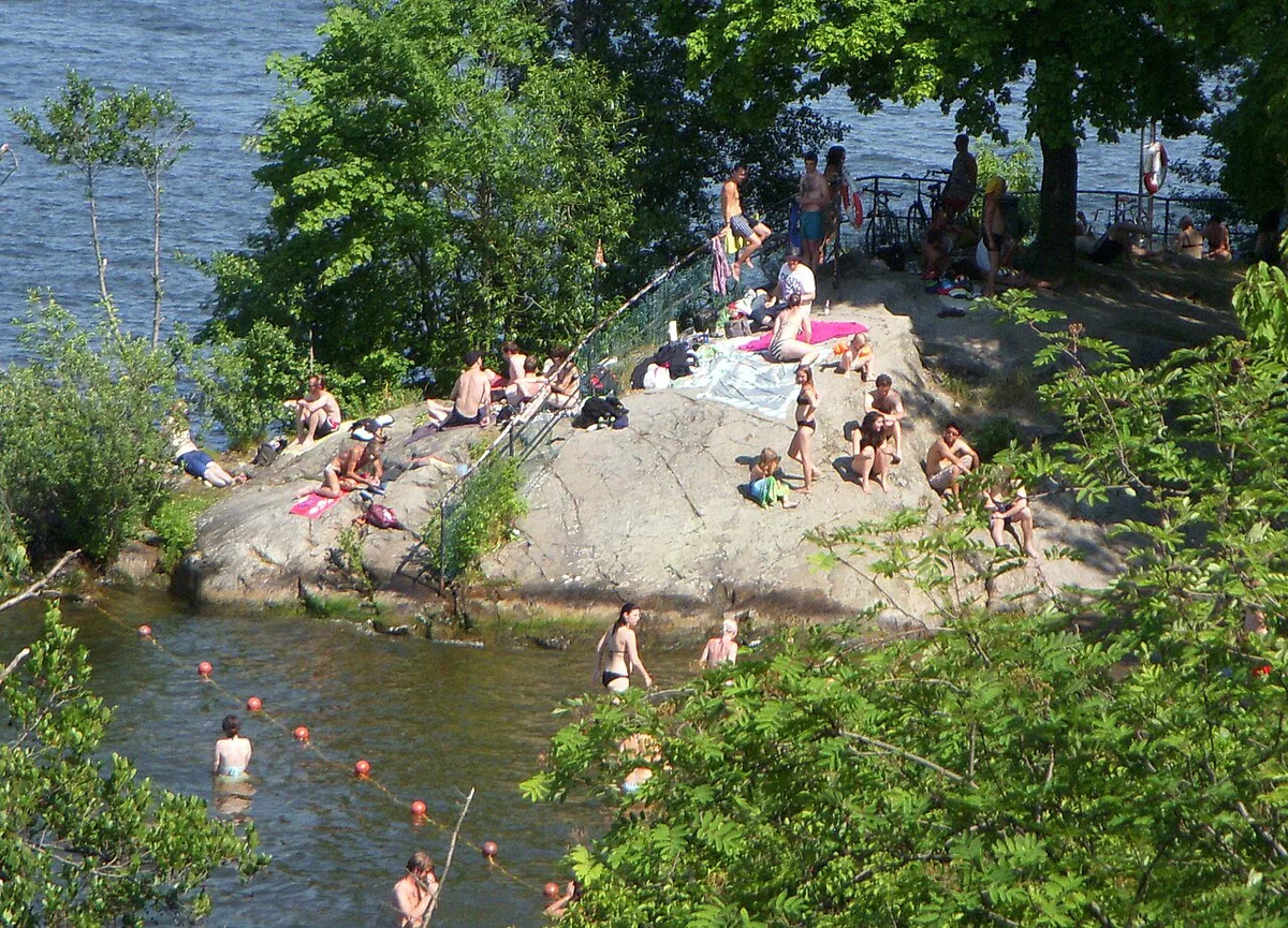 Långholmens klippbad 2010-07-03 — 2
