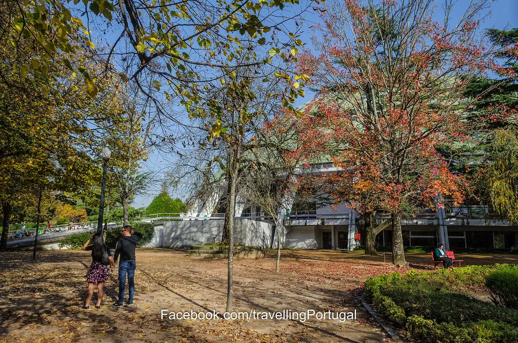 Jardim do Palácio de Cristal gardens with Porto Douro river valley view