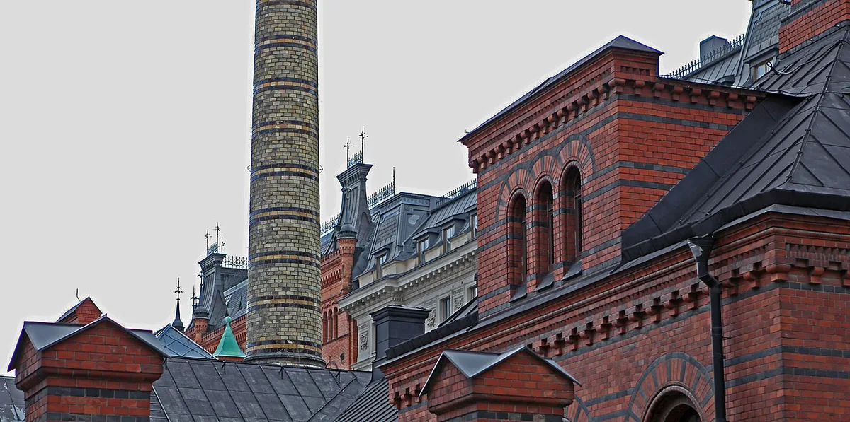 Colourful low-rise buildings and cafes along a quiet street in Vasastan, Stockholm — 1