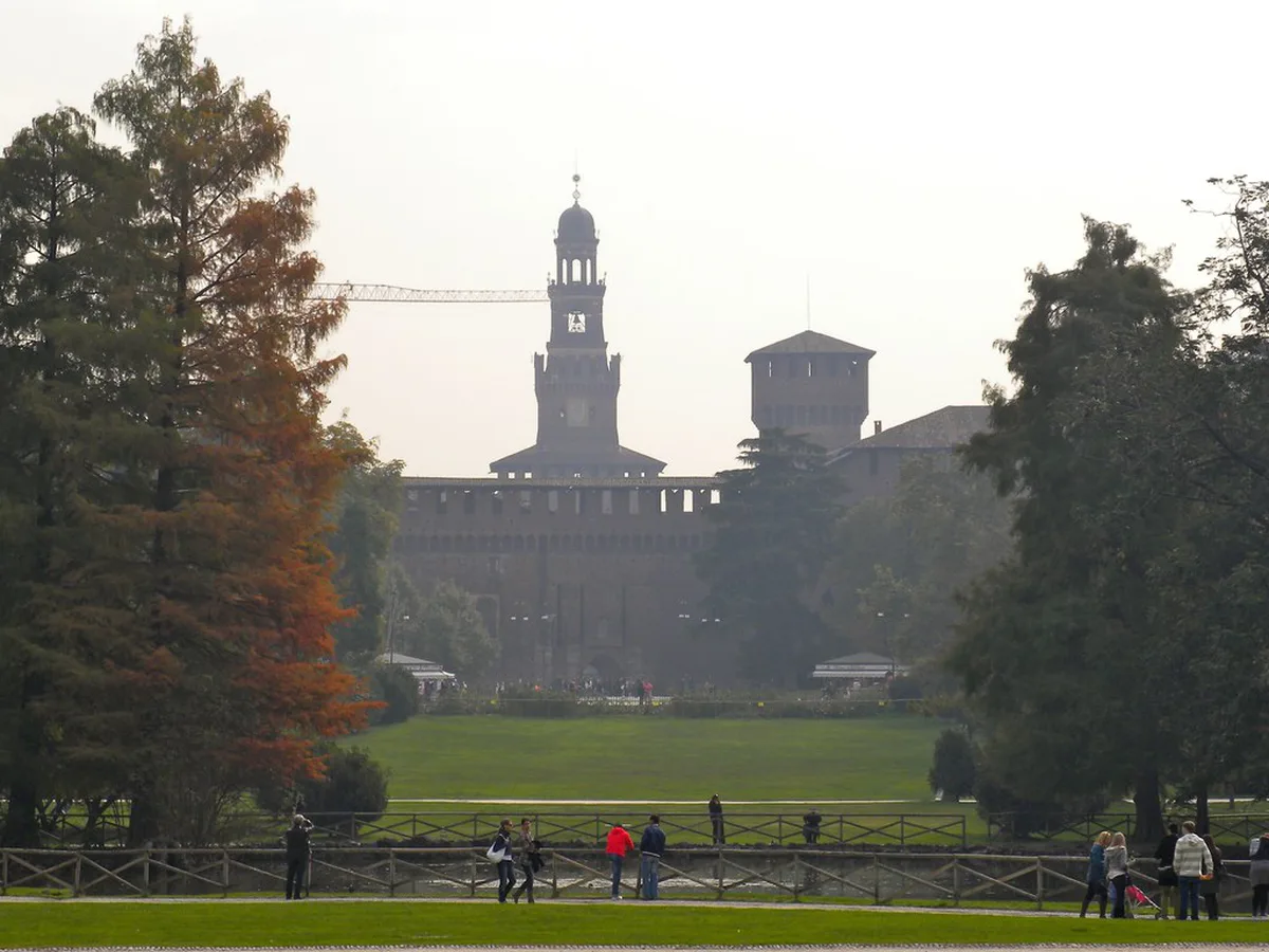 Castello Sforzesco and Parco Sempione in Milan