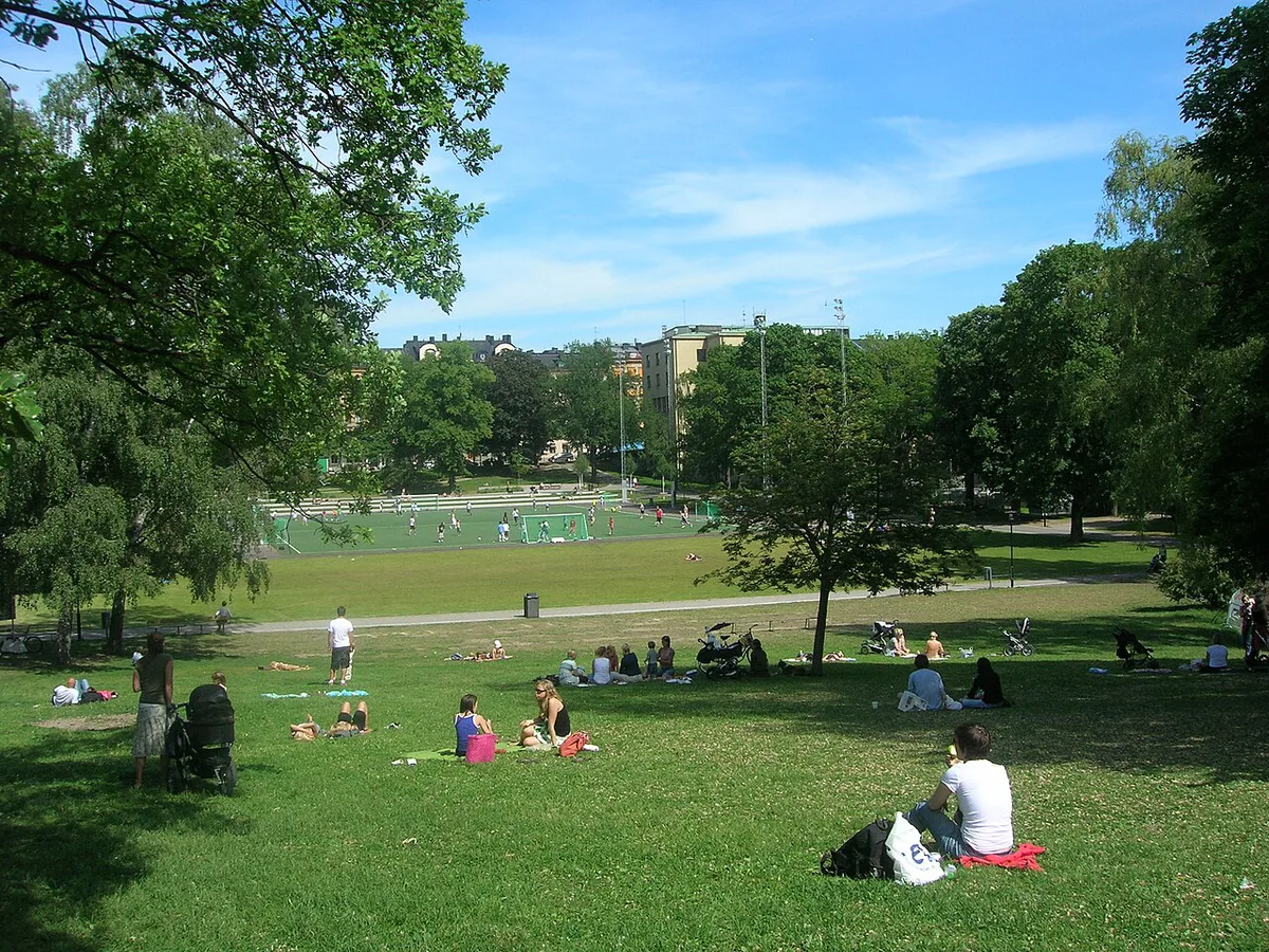Vasaparken fran parkleken — 2